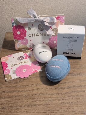 CHANEL Coco Denim Limited Edition Spring Hand Cream Set Pouch 2026 Mother's Day